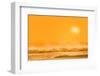 Birds flying over sea-Marco Carmassi-Framed Photographic Print