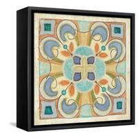 Birds Garden Tile II-Daphne Brissonnet-Framed Stretched Canvas