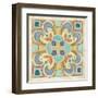 Birds Garden Tile II-Daphne Brissonnet-Framed Art Print