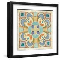 Birds Garden Tile II-Daphne Brissonnet-Framed Art Print