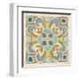 Birds Garden Tile II-Daphne Brissonnet-Framed Art Print