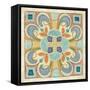 Birds Garden Tile II-Daphne Brissonnet-Framed Stretched Canvas