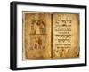 Birds' Head Haggadah, C.1300-German School-Framed Giclee Print