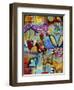 Birds Hearts Butterflies-Carla Bank-Framed Giclee Print