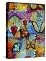 Birds Hearts Butterflies-Carla Bank-Stretched Canvas