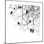 Birds in a Tree-null-Mounted Premium Giclee Print