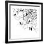 Birds in a Tree-null-Framed Premium Giclee Print