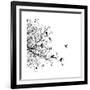 Birds in a Tree-null-Framed Premium Giclee Print