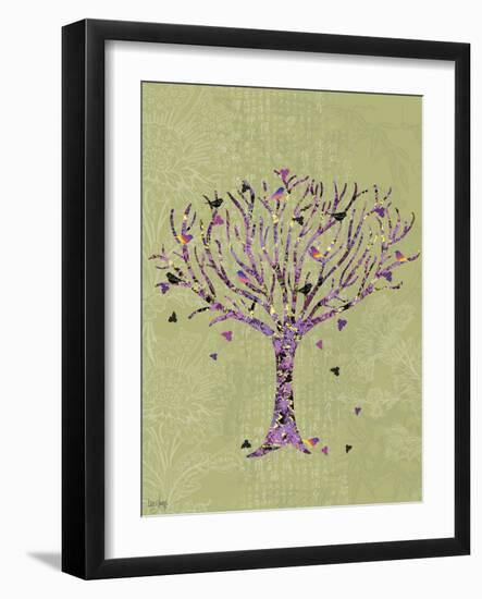 Birds in a Tree-Bee Sturgis-Framed Art Print