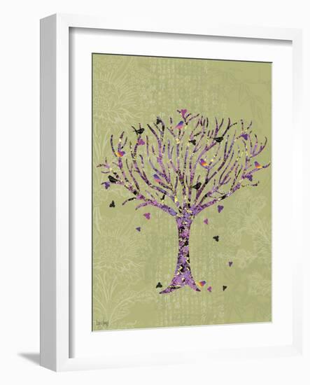 Birds in a Tree-Bee Sturgis-Framed Art Print