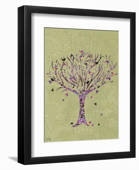 Birds in a Tree-Bee Sturgis-Framed Art Print