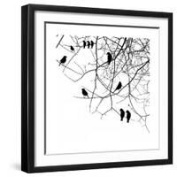 Birds in a Tree-null-Framed Art Print