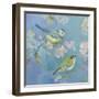 Birds in Blossom - Detail I-Sarah Simpson-Framed Giclee Print