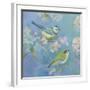 Birds in Blossom - Detail I-Sarah Simpson-Framed Giclee Print