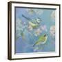 Birds in Blossom - Detail I-Sarah Simpson-Framed Giclee Print