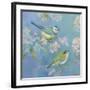 Birds in Blossom - Detail I-Sarah Simpson-Framed Giclee Print