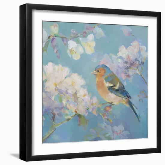 Birds in Blossom - Detail II-Sarah Simpson-Framed Giclee Print