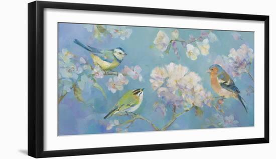 Birds in Blossom-Sarah Simpson-Framed Giclee Print