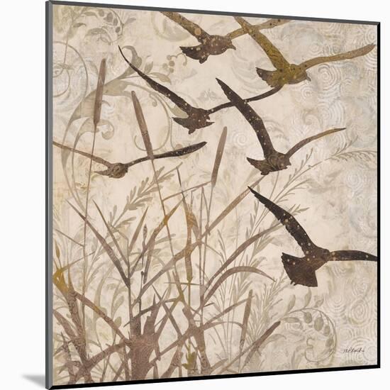 Birds in Flight 1-Melissa Pluch-Mounted Art Print