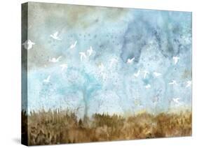 Birds in Flight II-Megan Meagher-Stretched Canvas