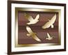 Birds In Flight-Art Deco Designs-Framed Giclee Print