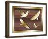 Birds In Flight-Art Deco Designs-Framed Giclee Print