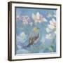 Birds in Magnolia - Detail I-Sarah Simpson-Framed Giclee Print