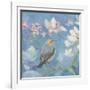 Birds in Magnolia - Detail I-Sarah Simpson-Framed Giclee Print