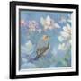 Birds in Magnolia - Detail I-Sarah Simpson-Framed Giclee Print