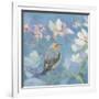 Birds in Magnolia - Detail I-Sarah Simpson-Framed Giclee Print