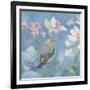 Birds in Magnolia - Detail I-Sarah Simpson-Framed Giclee Print