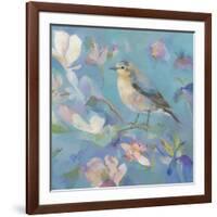 Birds in Magnolia - Detail II-Sarah Simpson-Framed Giclee Print