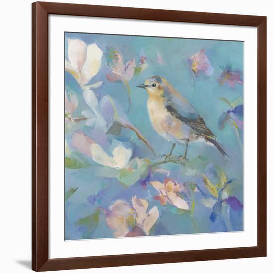 Birds in Magnolia - Detail II-Sarah Simpson-Framed Giclee Print