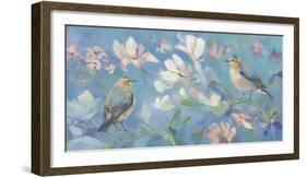 Birds in Magnolia-Sarah Simpson-Framed Giclee Print