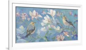 Birds in Magnolia-Sarah Simpson-Framed Giclee Print