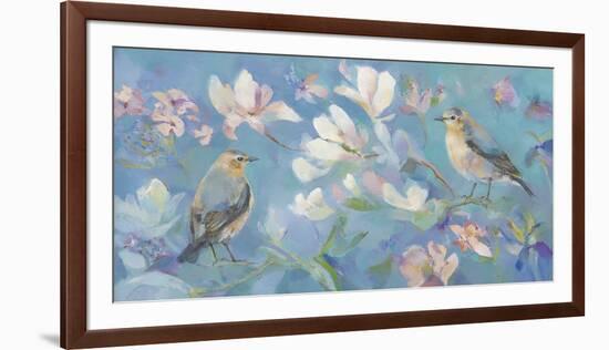 Birds in Magnolia-Sarah Simpson-Framed Giclee Print