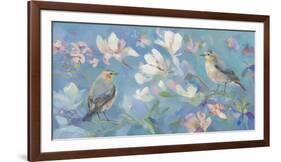 Birds in Magnolia-Sarah Simpson-Framed Giclee Print