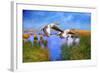 Birds In Nature-Ata Alishahi-Framed Giclee Print