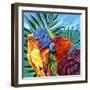 Birds in Paradise I-Carolee Vitaletti-Framed Art Print