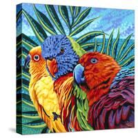 Birds in Paradise I-Carolee Vitaletti-Stretched Canvas