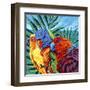 Birds in Paradise I-Carolee Vitaletti-Framed Art Print