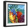 Birds in Paradise I-Carolee Vitaletti-Framed Art Print