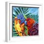 Birds in Paradise I-Carolee Vitaletti-Framed Art Print