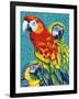 Birds in Paradise III-Carolee Vitaletti-Framed Art Print