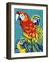 Birds in Paradise III-Carolee Vitaletti-Framed Art Print