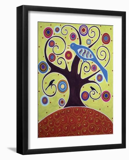 Birds In Swirl Tree-Karla Gerard-Framed Giclee Print