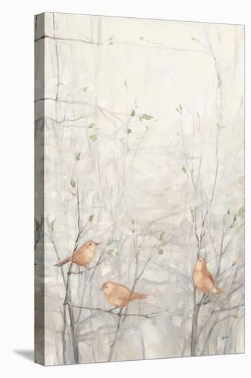 Birds in Trees I Brown-Julia Purinton-Stretched Canvas