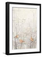 Birds in Trees I Brown-Julia Purinton-Framed Art Print