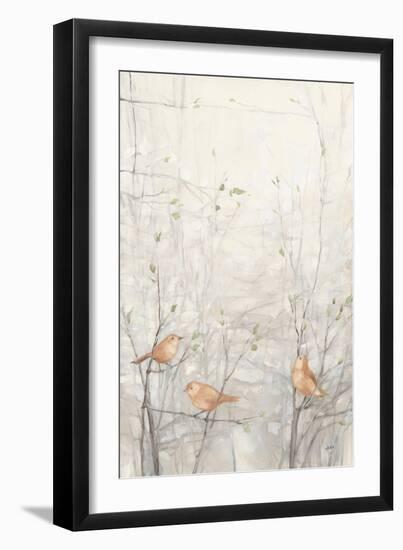 Birds in Trees I Brown-Julia Purinton-Framed Art Print