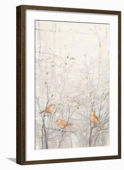 Birds in Trees I Brown-Julia Purinton-Framed Art Print